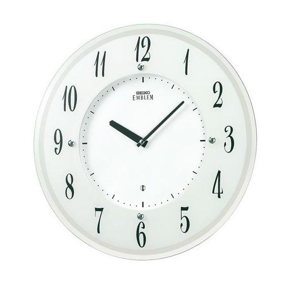 【※最終値引き】SEIKO 高級 エンブレム 電波時計 HS533W 掛け時計 セイコー 掛時計 HS533W (時計) 価格比較 - 価格.com