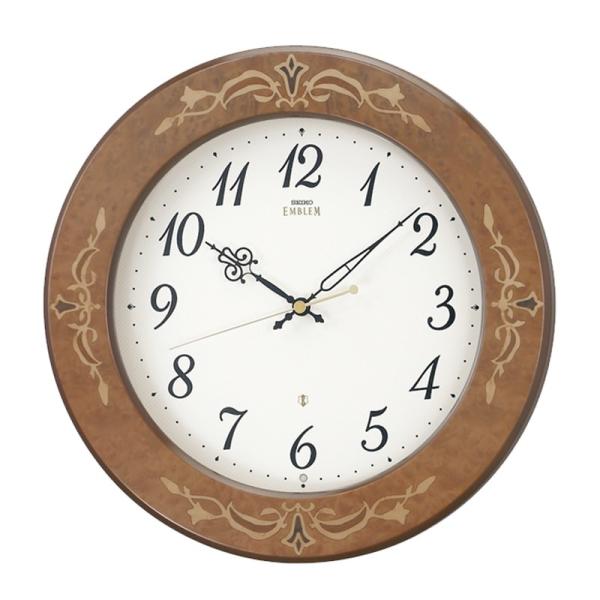 SEIKO EMBLEM(セイコー エムブレム) 木象嵌 電波掛け時計 SEIKO EMBLEM(セイコー エムブレム) 木象嵌 電波掛け時計 HS557B