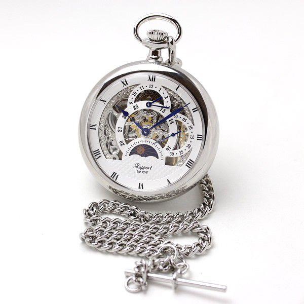 RAPPORT ラポート懐中時計/GMT/サン＆ムーンPW43 正規輸入品