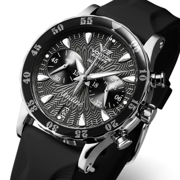 VOSTOK EUROPE(�{�X�g�[�N ���[���b�p) Undine �E���f�B�[�l 39mm�a���f�B�[�X�E�H�b�` VK64-515A523 �r���v ���K�A���i