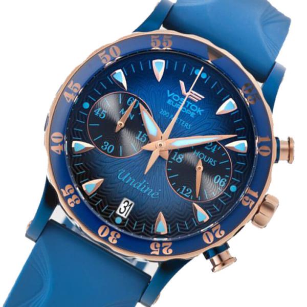 VOSTOK EUROPE(�{�X�g�[�N ���[���b�p) Undine �E���f�B�[�l 39mm�a���f�B�[�X�E�H�b�` VK64-515E628 �r���v ���K�A���i