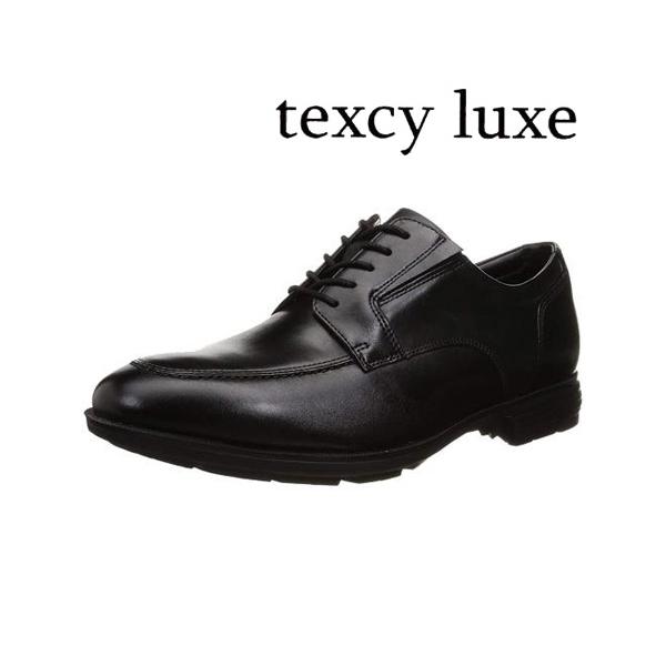 ビジネスシューズ Uチップ メンズ 革靴 レザー texcy luxe テクシーリュクス TU800...