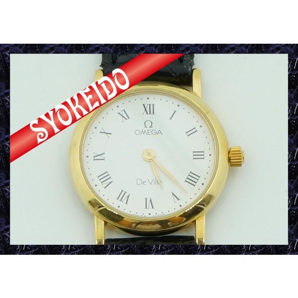 オメガ Womega 腕時計 レディース デビル Deville K18 革ベルト クォーツ 純正尾錠 革ベルト 新古品 Buyee Buyee Japanese Proxy Service Buy From Japan Bot Online