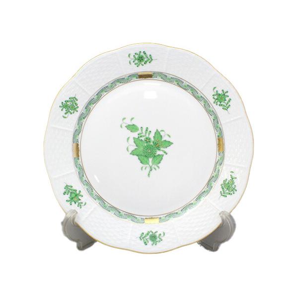 ヘレンド Herend AV アポニーグリーン 524/0/00 プレート 25cm ヘレンド Herend AV アポニーグリーン 524/0/00 プレート 25cm