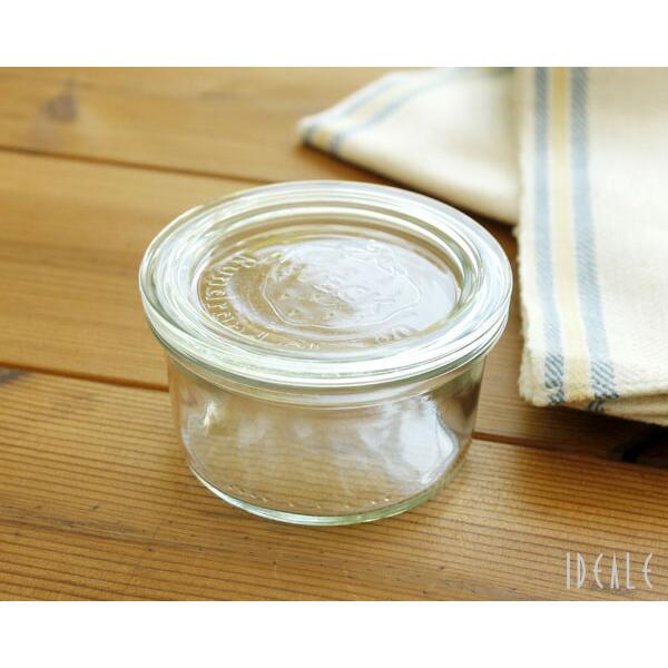 【耐熱 電子レンジ対応 おしゃれ ギフト 結婚祝い プレゼント 贈り物 お返し オシャレ:食器日和】WECKのスタンダードフォルム、シンプルなモールドシェイプです。スパイス入れ、小物入れ、ジャムやピクルスの保存容器など、様々な使い方ができま...