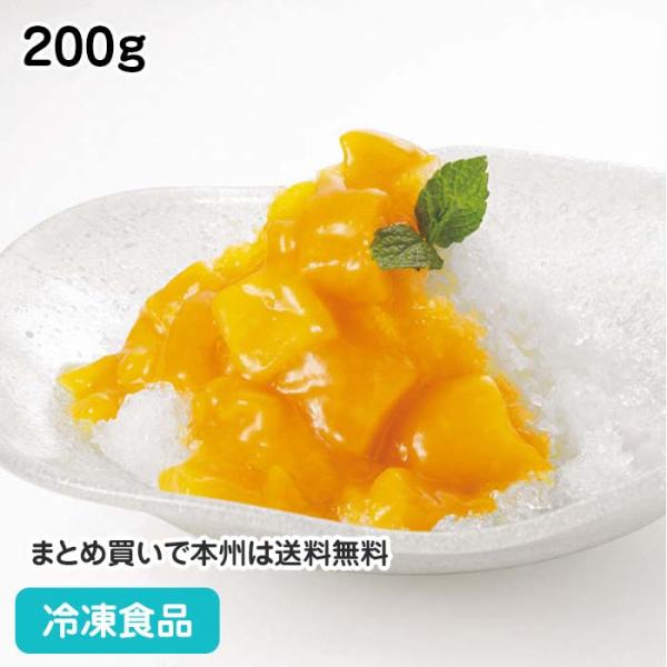 冷凍食品 業務用 ごろっと果実 マンゴーのソース 200g 12635 人気商品 かき氷 ジャム デザート スイーツ トッピング  :12635:食彩ネットクール便 - 通販 - Yahoo!ショッピング