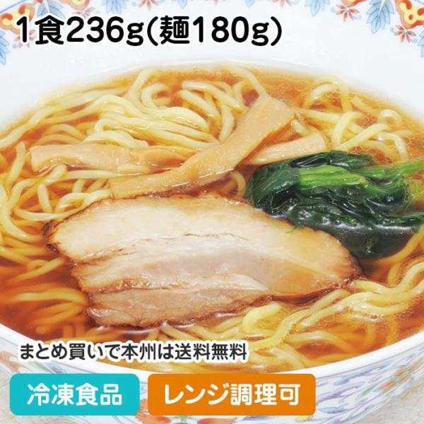 幅広い年代の方に好まれる、昔ながらのあっさりとした味の醤油ラーメンです。■原材料：めん[小麦粉（国内製造）、小麦たん白、卵白粉末 ／ かんすい、卵殻焼成カルシウム、着色料（クチナシ）]、スープ〔しょうゆ、動物油脂、食塩、たん白加水分解物、ポ...