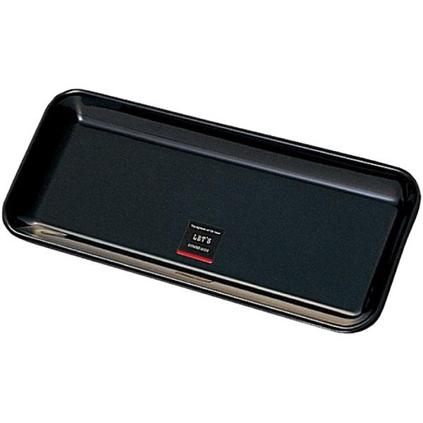 【業務用】【常温商品】【規格内容】幅２１６×奥行９１×高さ１８ｍｍ【材質】メラミン【耐冷耐熱温度】８０℃【補足２】再利用【色】黒【柄】柄無【商品特徴】シンプルなデザインにスベリ止め付き。安心設計のＬＥＴ’Ｓシリーズ。ＬＥＴ’Ｓシリーズの使用...