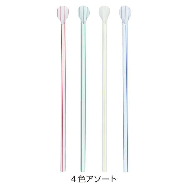【業務用】【常温商品】【規格内容】直径Φ６×長さ２１０ｍｍ【耐冷耐熱温度】６０℃【販売形態】包装なし【形状】スプーン付【材質】ＰＰ（ポリプロピレン）【補足１】カキ氷用【補足２】使い捨て【色】白赤緑黄青【柄】柄付【イベント・行事】お持ち帰り、...