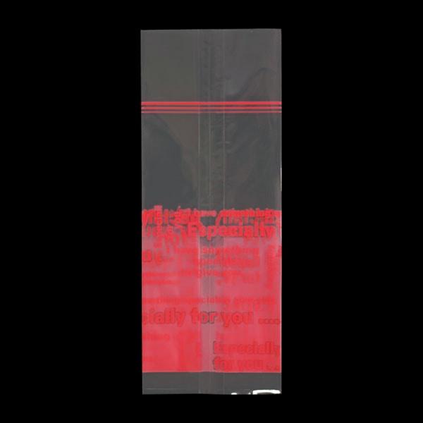 【業務用】【常温商品】【規格内容】総幅１８０（仕上幅９５）×長さ２５０ｍｍ【厚み】０．０４ｍｍ【材質】ＯＰＰ４０ミクロン【補足１】使い捨て【色】透明赤【柄】柄付【商品特徴】ラスクや焼き菓子等の詰め合わせに。■【材質】：ＯＰＰ４０ミクロン■規...