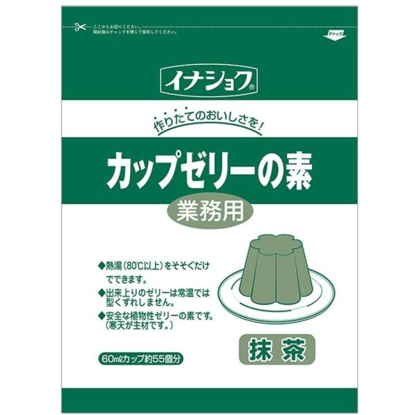 《特徴》・熱湯に溶かすだけでできる海藻から作られたゼリーの素。・夏期、室温でも形くずれしません。・フルーツや生クリームを添えてご使用ください。・1袋で60mlカップ約55個分作れるので、ホームパーティなどにもどうぞ。《基本分量》 熱湯（90...
