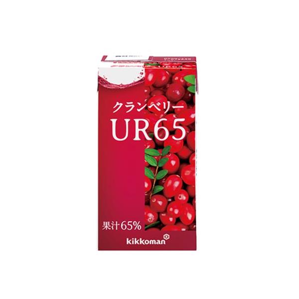 キッコーマン クランベリーUR65 125ml×36本(18本×2) 栄養補助 キナ酸 ポリフェノール 飲料 水分補給 高齢者