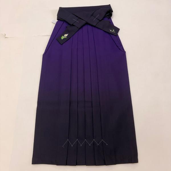 袴 L size 紐下丈95cm 行灯袴 卒業袴 女性用袴 紫 ぼかし 中古 5894