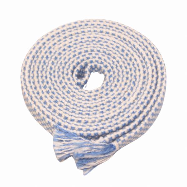 刀剣（真剣・居合刀）用の下緒です。 国内産の高級 真田紐 袋織り 木綿製 4分約 12ｍｍを 1本1本手作りで作っております。・幅は約12mm、厚みは約1.65mmです。 ・厚みはシックネスゲージで計っております。 ・真田紐は手作りですので...