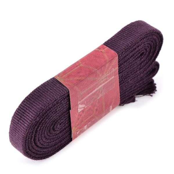 刀剣（真剣・居合刀）用の下緒です。 国内産の高級 真田紐 袋織り 木綿製 4分約 12ｍｍを 1本1本手作りで作っております。・幅は約12mm、厚みは約1.65mmです。 ・厚みはシックネスゲージで計っております。 ・真田紐は手作りですので...