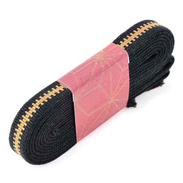 刀剣（真剣・居合刀）用の下緒です。 国内産の高級 真田紐 袋織り 木綿製 4分約 12ｍｍを 1本1本手作りで作っております。・幅は約12mm、厚みは約1.65mmです。 ・厚みはシックネスゲージで計っております。 ・真田紐は手作りですので...