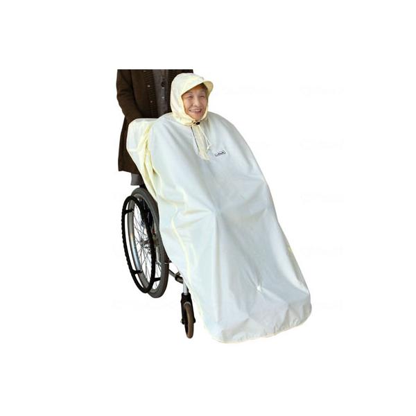 サギサカ　レインポンチョ　ベージュ　76551　車椅子レインコート　車いす用かっぱ　車椅子用雨具　サギサカ　SAGISAKA