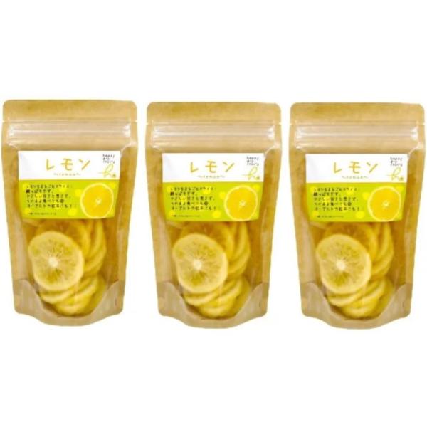 ハッピーカンパニー ドライフルーツ レモン  3個セット内容量 90g原産国 中国原材料 レモン、砂糖、果糖ぶどう糖液糖、ぶどう糖／トレハロース、酸味料、漂白剤（亜硫酸Na）【栄養成分（100gあたり）】エネルギー 353calたんぱく質 ...