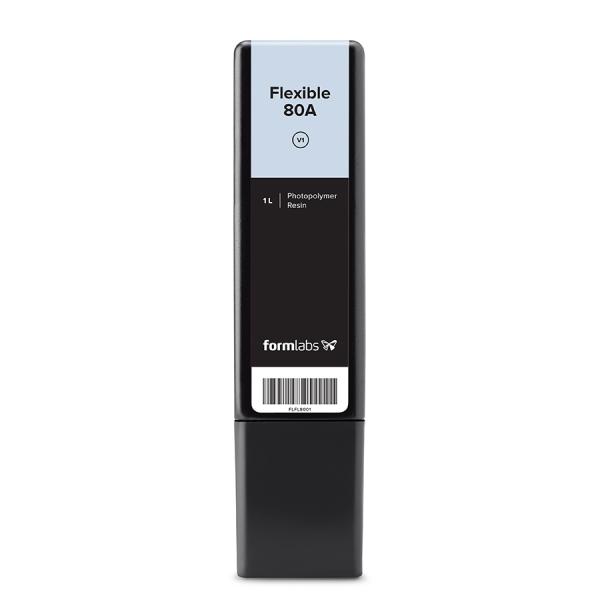 formlabs 卓上光造形(SLA)3Dプリンター Form2・Form3用　樹脂材料ショア硬度80Aをシミュレートしたゴムライクレジンです。曲げや圧縮テストに 適しています。※樹脂本来の性能を引き出すためには、Formlabs製Form...
