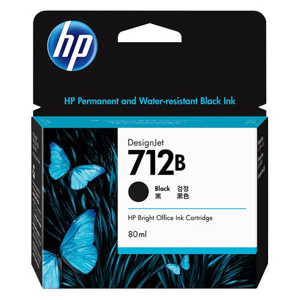 HP 712Bインクカートリッジ ブラック 80ml 3ED29A