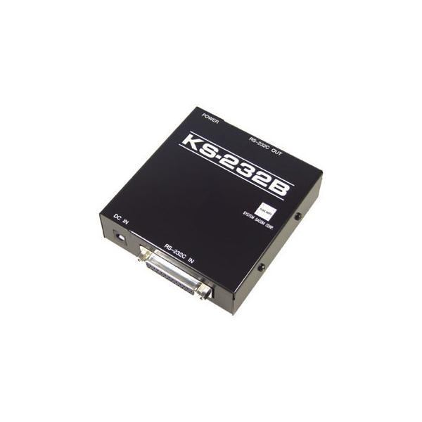 KS-232B　RS232C中継ユニット (ACアダプタ仕様) Dsub25P(メス)→Dsub25P(メス)