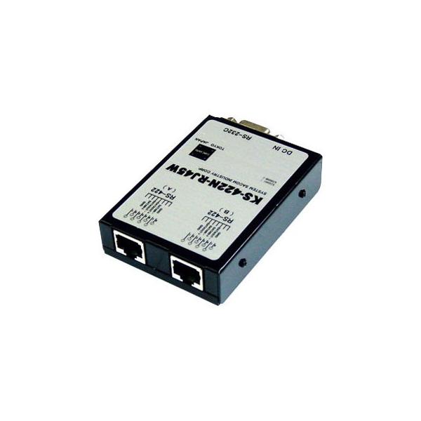KS-422N-RJ45W　RS232C⇔RS422変換ユニット(ACアダプタ仕様)