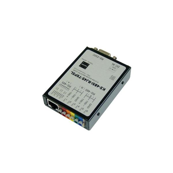 KS-485i-RJ45-T6PSL　RS232C⇔RS485変換ユニット【絶縁タイプ】(ACアダプタ仕様)
