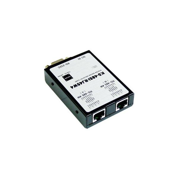 KS-485I-RJ45W4　RS232C⇔4線式RS485変換ユニット【絶縁タイプ】(ACアダプタ仕様)