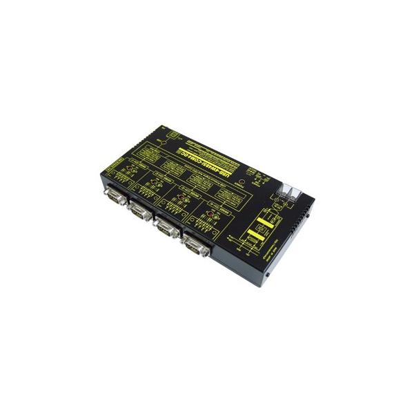 USB-4W485i-COM4-DC　USB(COMポート)⇔4ポート4線式RS485変換器【絶縁タイプ】Dsub9ピン仕様 (DC10-32V仕様)