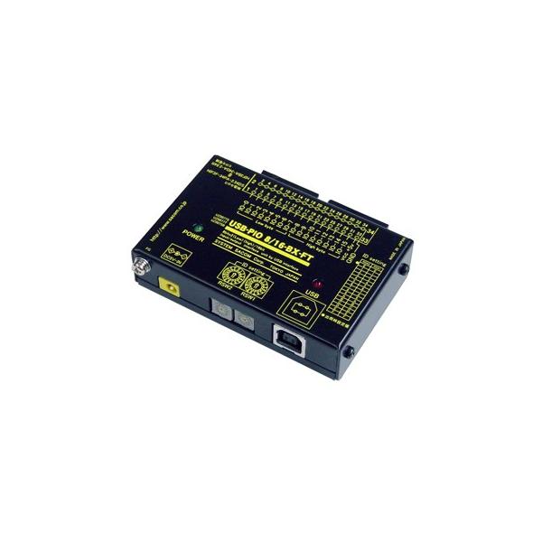 USB-PIO 8/16-BX-FT USBパラレル8ビット/16ビット入出力ユニット 金属ケース仕様(5.0V TTLタイプ)