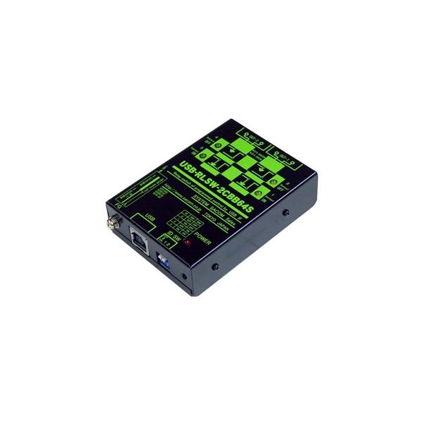 USB-RLSW-2CBB64S　USBリレースイッチ(シグナルON/OFF)ユニット[同時動作2ch][(B)接点X2ch]・動作時OFF/OFF