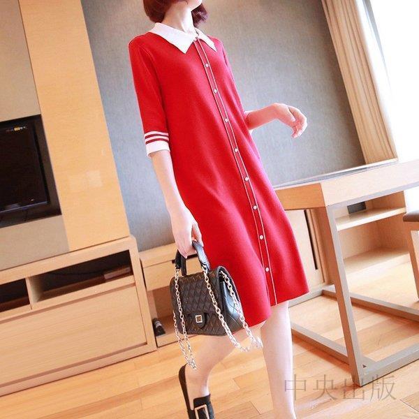 秋ワンピース 可愛い 新型女装ファッションゆったり子供襟ワンピース 3カラー 4 Jfx 1022 Gt273 中央出版 通販 Yahoo ショッピング