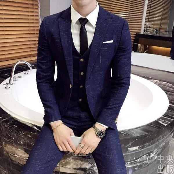 大注目 メンズスーツセット チェク柄 ジャケット ベスト パンツ スーツ3点セット 大きいサイズ ビジネス フォーマル パーティー 結婚式 紳士服 父の日 初回限定 Atempletonphoto Com