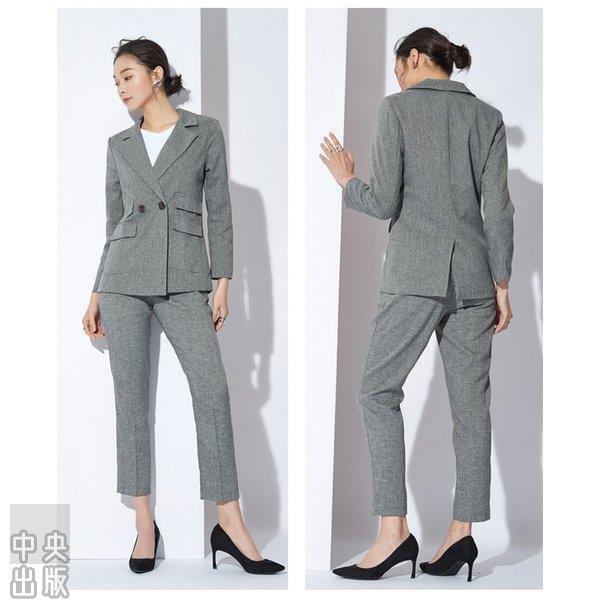 スーツ レディース 二点セット パンツスーツ ジャケット スラックス アンクル丈パンツ 長袖 ポケット付き ダブルボタン 無地 フォーマル お洒落 Qdfz1 Bjm Z 中央出版 通販 Yahoo ショッピング