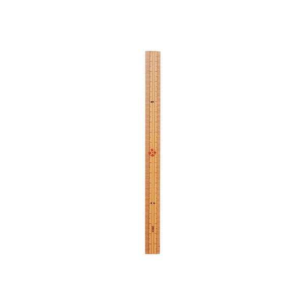 竹ものさし 細巾 30cm 両目