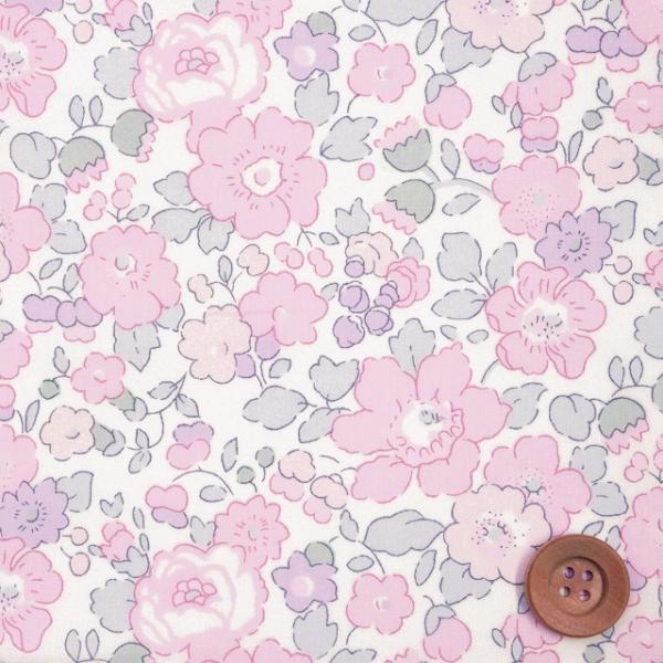 mihottie　リバティ　ベッツィ　フラワーピンクラベンダー　オーダー mihottie リバティ ベッツィ フラワーピンクラベンダー オーダー