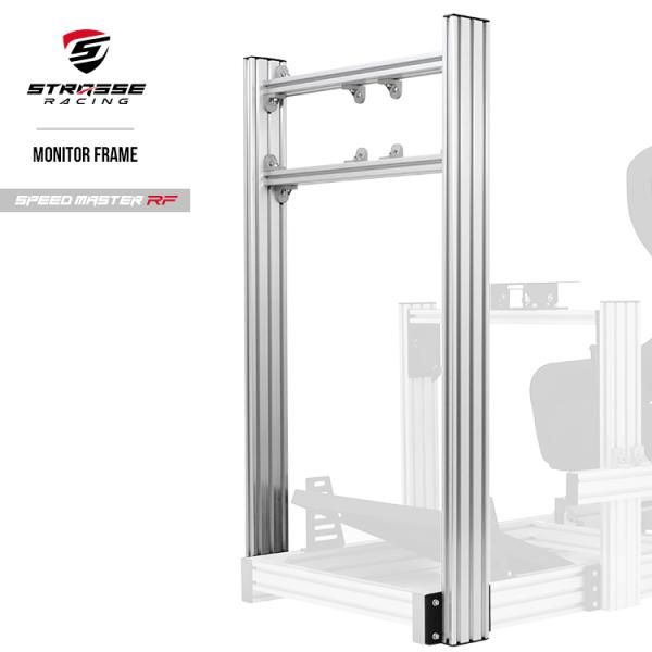 自宅で本格的なレース気分が味わえる、STRASSE SPEEDMASTER RF専用モニターベースです。こちらのモニターベースを取り付けることで、TVやモニター、ディスプレイを固定・設置することが可能です。           ※こちらはモ...