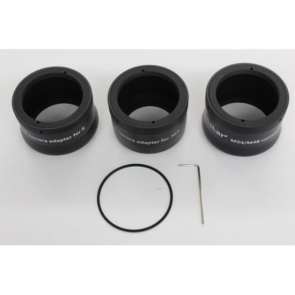 [Release date: November 11, 2022]M54 × P0.75 mm と M48 × P0.75 mm の接続に対応した、ミ ラーレスカメラ用のカメラアダプターです。