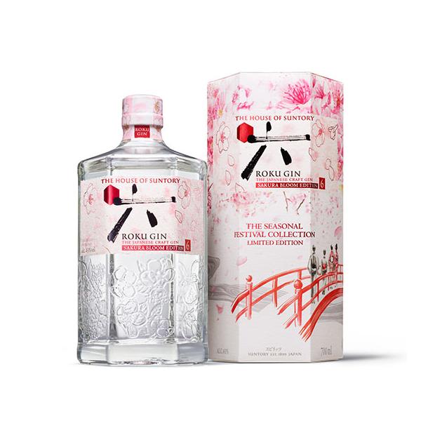 他サイト： 父の日 ギフト お酒 サントリー ジャパニーズクラフトジン ROKU 六 SAKURA BLOOM EDITION 700ml 化粧箱入り 大阪府 サントリー スピリッツの商品画像