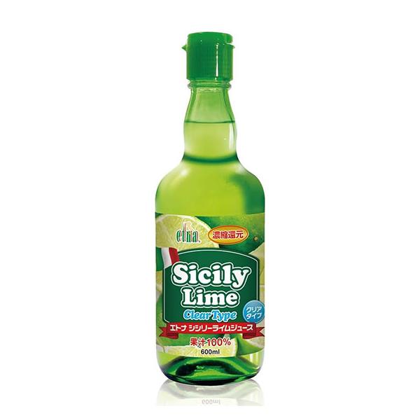 他サイト： ギフト プレゼント エトナ シシリー ライムジュース クリアタイプ 600ml 瓶 ジュース ノンアルコール飲料の商品画像