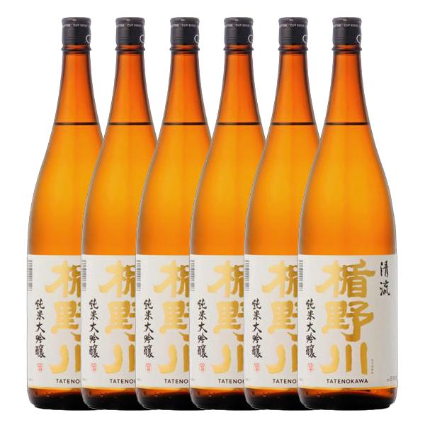 ギフト プレゼント 日本酒 楯野川 純米大吟醸 清流 1800ml 6本セット 山形県 楯の川酒造