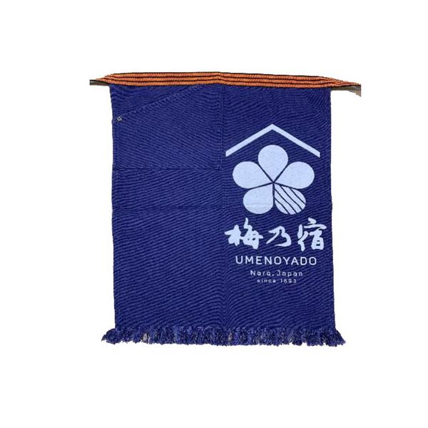 デザインが新しくなりました！梅乃宿の前掛けです。商品名梅乃宿（うめのやど） 前掛け （まえかけ）蔵元梅の宿酒造（奈良県）お届けについてこちらの商品は、ご注文からお届けまで3〜4週間いただく場合がございます。