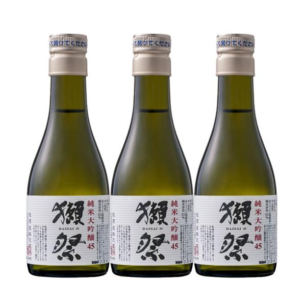 獺祭 お中元 2025 ギフト 日本酒 純米大吟醸45 180ml 3本