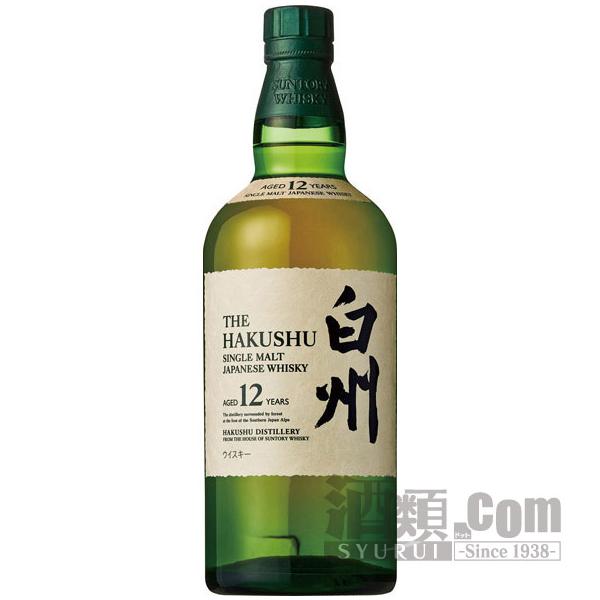 サントリー(株)(700ml・43度)【参考上代】16500円同メーカーのシングルモルトウイスキー山崎とは異なる個性をもった白州シリーズ。爽やかでフルーティーな味わいが魅力の1本。