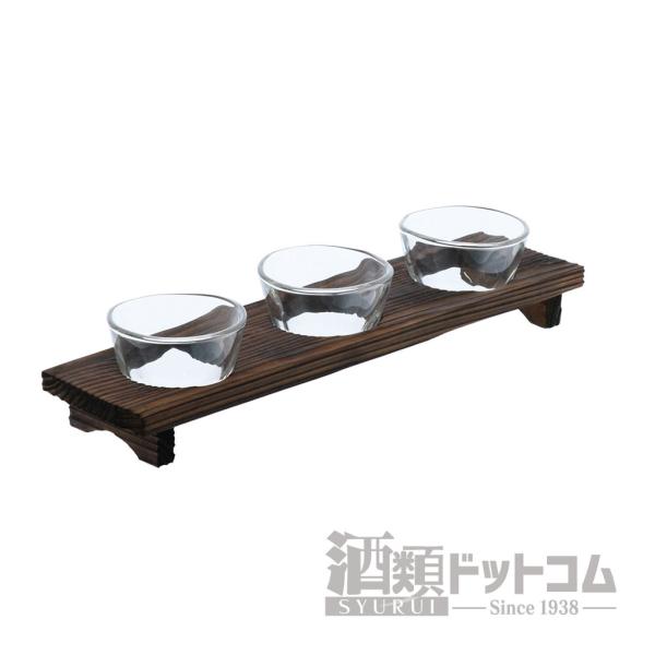(1セット)【参考上代】2420円【サイズ】吟醸グラス×3(口径 7cm×高さ 5cm・容量 95ml)木台×1(縦 8cm×横 31cm×高さ 3.3cm)【素材】吟醸グラス…ソーダガラス、木台…木製吟醸グラス3つがセットになっており、飲...