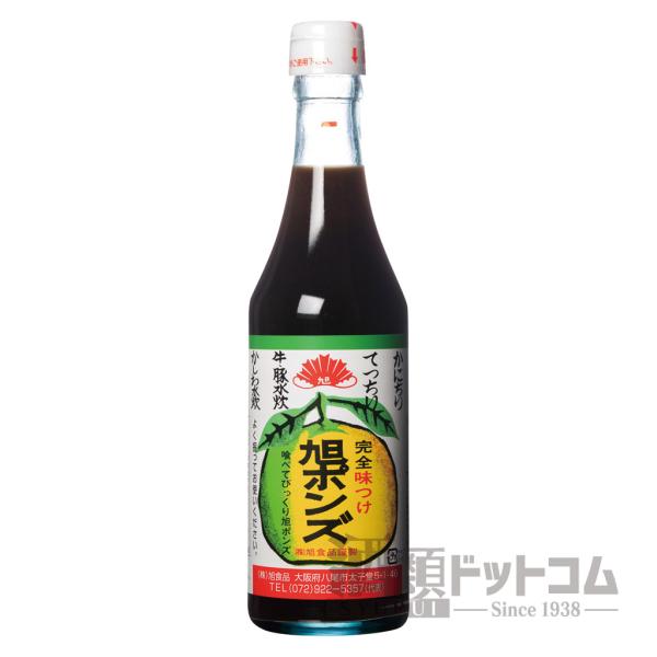 旭食品(360ml１個)厳選された３種の果汁と風味豊かな出汁を独自のバランスでブレンド。食べ進めても薄くなりにくく、継ぎ足す手間が省ける嬉しい１本です。