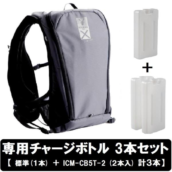 アイスマンベストPCMbest 2個セット 専用チャージボトル3個 セット】 アイスマンベスト プロ X II