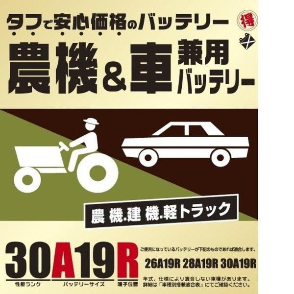 ブロード 農機 建機 車兼用バッテリー 30a19r ダイユーエイト収納ナビ Com 通販 Yahoo ショッピング
