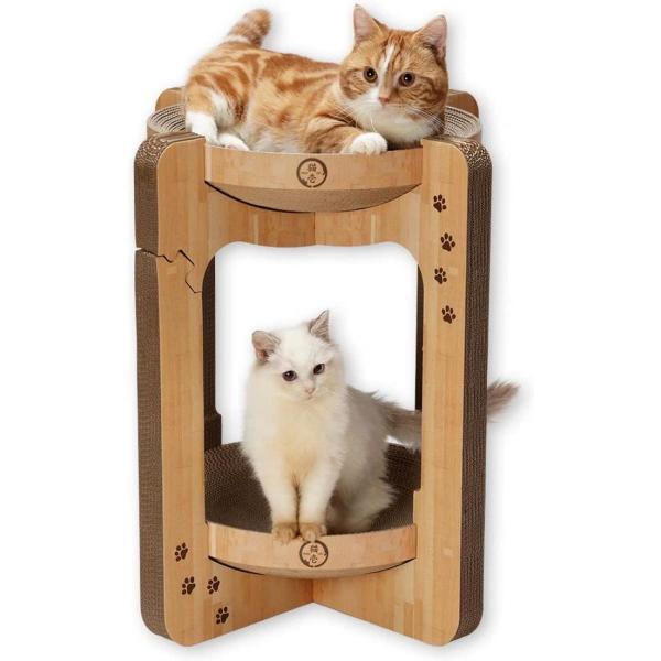 さま　　爪とぎ2台 Amazon | PAWZ Road 猫 爪とぎ 段ボール 2way おもちゃ付き 猫爪