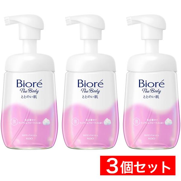 まとめ買い】ビオレ ビオレザボディ ととのい肌 泡タイプ ウッディ